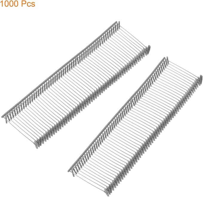 MECCANIXITY Standard Tagging Fasteners,Plastic Regular,Standard Label Gun Price Tagging Barbs for Garment Price Tag Label Tagging Barbs 25mm/1 Inch,Pack of 1000 Gray