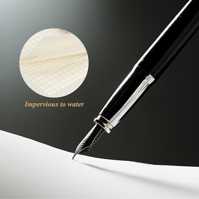 NatureTouch Sticky Notes 6 Packs, 3 x 3 Inches Adhesive Self-Stick Notes in Eye Protection Paper, Multiple Designs of Memo Pads for Reminders, Office, Home, School, Meeting, 80 Sheets/Pad，White，Grid