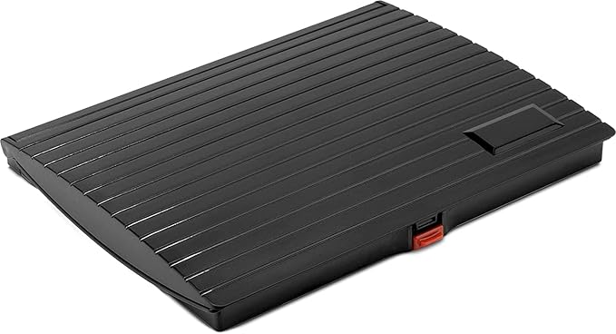 Large Premium Dark Yellow Ink Stamp Pad - 5" by 7" - Quality Felt Pad - Case with Closing snap