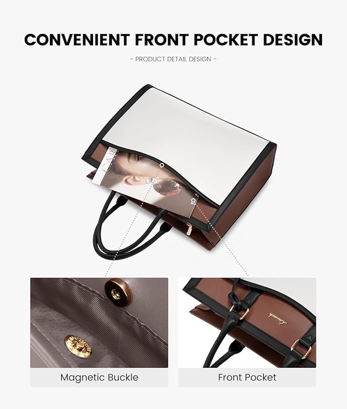 LOVEVOOK Laptop Tote Bag for Women, Office Work Bag Briefcase fit for 15.6 inch Laptop, Large Capacity Teacher Bag Handbag