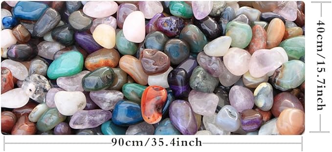 XXL Professional Large Mouse Pad & Computer Game Mouse Mat (35.4x15.7x0.1IN, 90x40 Cobble)