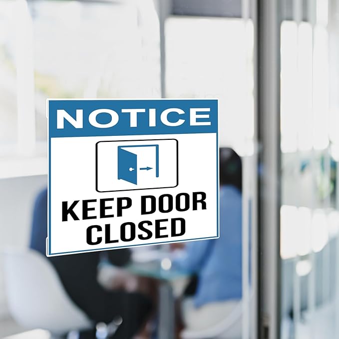 EHWINE 10 Pack 8.5 x 11 Wall Mount Acrylic Sign Holder, Horizontal Wall Signs Photo Menu Flyer Display Holders, Plastic Clear Acrylic Frames for Office Home Hotel Business Store (with Adhesive Tape)