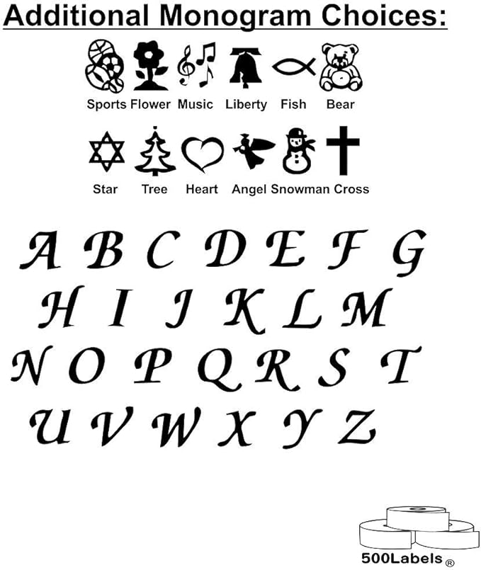 Return Address Labels - Roll of 500 Personalized Labels (Multi-Color)