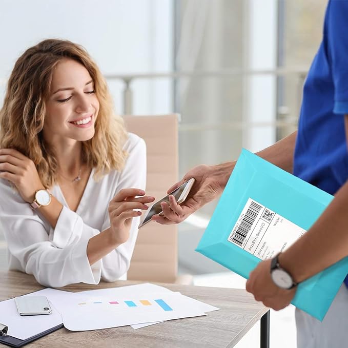 UCGOU Poly Mailers 10x13 Inch Teal 200 Pack Shipping Bags #4 Strong Mailing Envelopes Boutique Packaging Postal Self Seal Adhesive Waterproof and Tear Proof Small Business for Clothes Books