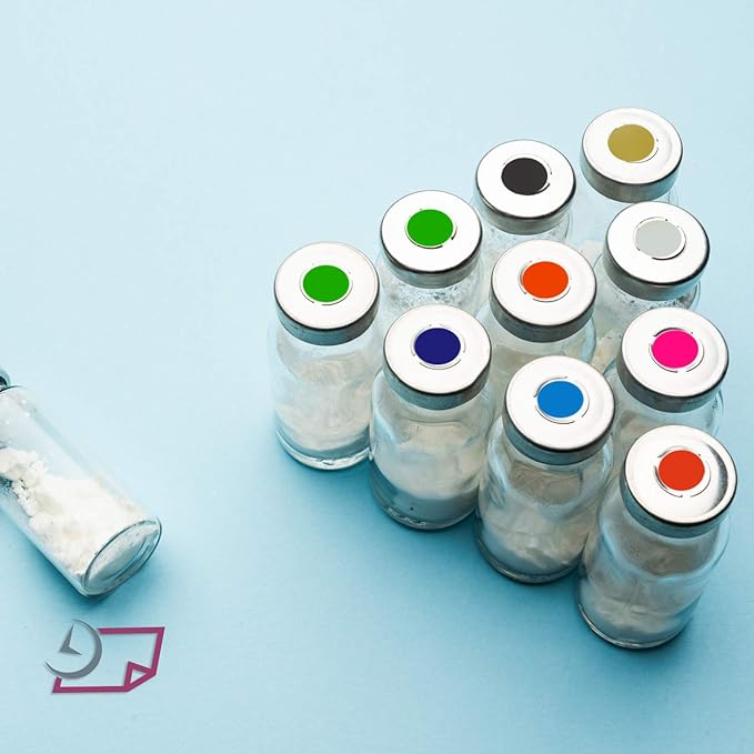 8-1/2 x 11" Fluorescent Labels for Laser & Inkjet Printer (Orange Fluorescent, 3/4" Round - 108 Per Page | 2700 Labels)