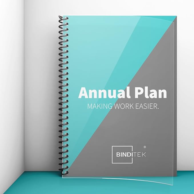 Binditek 200 Pack 10 Mil PVC Binding Report Covers, 8.5 x 11 Inches, Letter Size, Square Corners, Un-Punched, Office Supplies