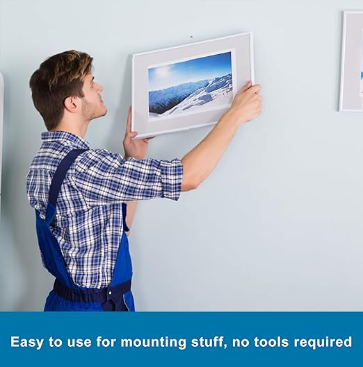 Double Sided Tape 1in X 9.85ft，Heavy Duty Removable Mounting Tape, Picture Hanging Adhesive Strips