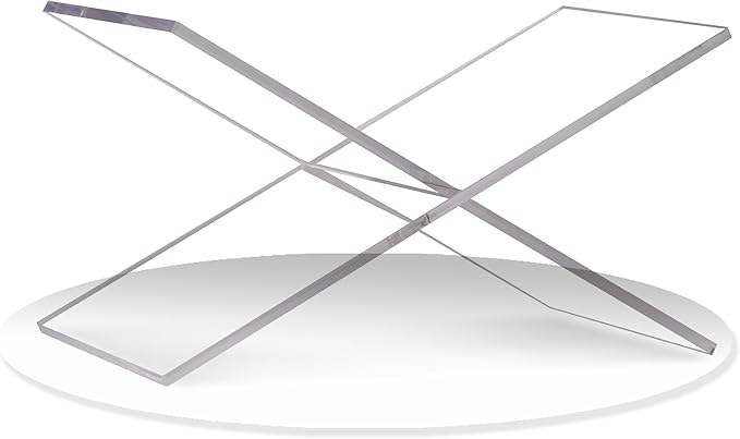 Large Clear Acrylic Book Stand - Perfect for Displaying Open Books on Your Coffee Table - Ideal for Bibles, Cookbooks, Magazines, Each with a Lucite Paperweight