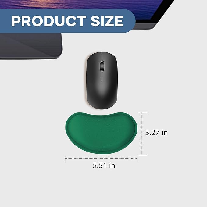 Office Ergonomic Memory Foam Computer Mouse and Keyboard Wrist Rest pad Support Carpal Tunnel, Wrist Rest for Keyboard and Mouse, Wrist Support Set