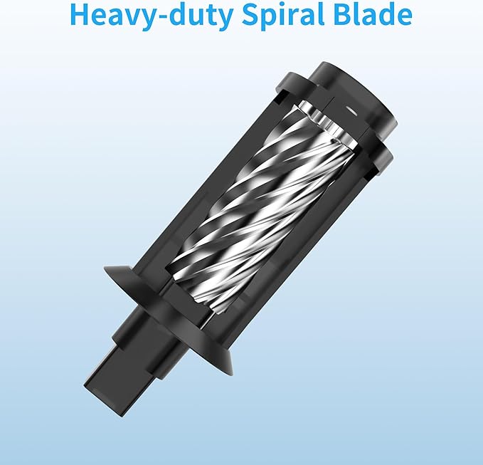 JARLINK Electric Pencil Sharpener, Heavy-Duty Helical Blade to Fast Sharpen, Auto Stop for No.2/Colored Pencils(6-8mm), AC Adapter/Battery Operated in School Classroom/Office/Home (Purple)