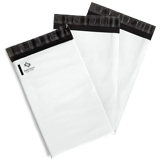KKBESTPACK 6x9 Poly Mailers Envelope Shipping Bags Pack of 1000 (CNP9) White