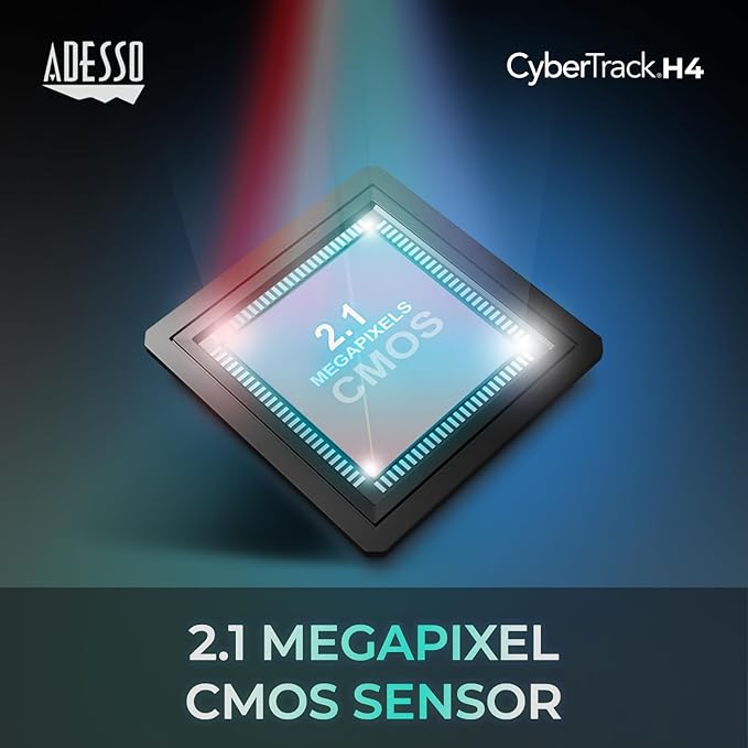 CyberTrack H4 Webcam 1080P HD USB Webcam with Built-in Microphone, Zoom Certified, Black