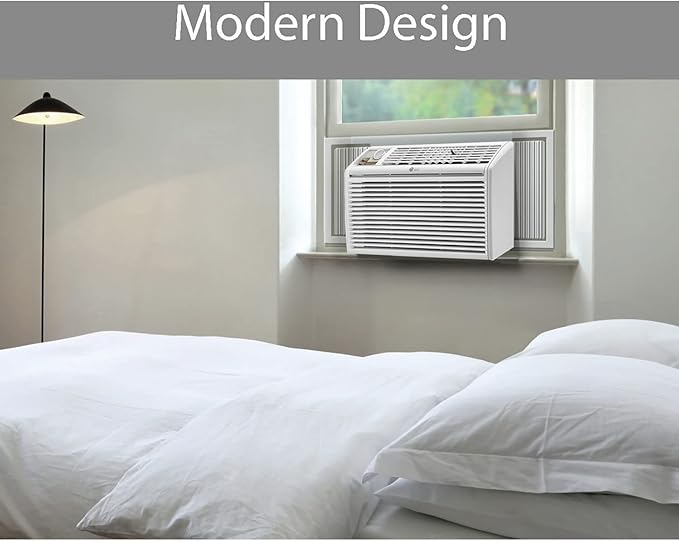 LG 5,000 BTU Window Air Conditioner, 115V, AC Window Unit Cools 150 Sq.Ft. (10' x 15' Room Size), Perfect for Bedrooms, Quiet AC with 2 Cooling & Fan Speeds, 2-Way Air Deflection, and Washable Filter