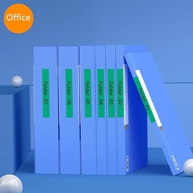 NineLeaf 4 Pack Compatible for Brother P-Touch M Label Tape MK721 M-K721 M721 Black on Green 3/8" (9mm) x 26.2ft (8m) Labeling Refill Cartridge Work in PT-45M PT-65 PT-70 PT-80 PT-M95 Label Maker