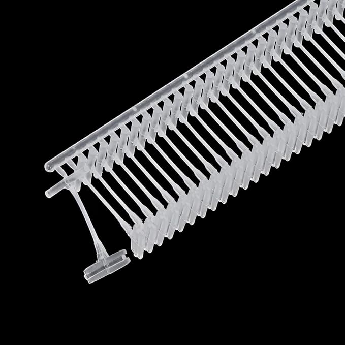 MECCANIXITY Standard Tagging Fasteners,Plastic Regular,Standard Label Gun Price Tagging Barbs for Garment Price Tag Label Tagging Barbs 10mm/0.39 Inch,Pack of 1000 Transparent