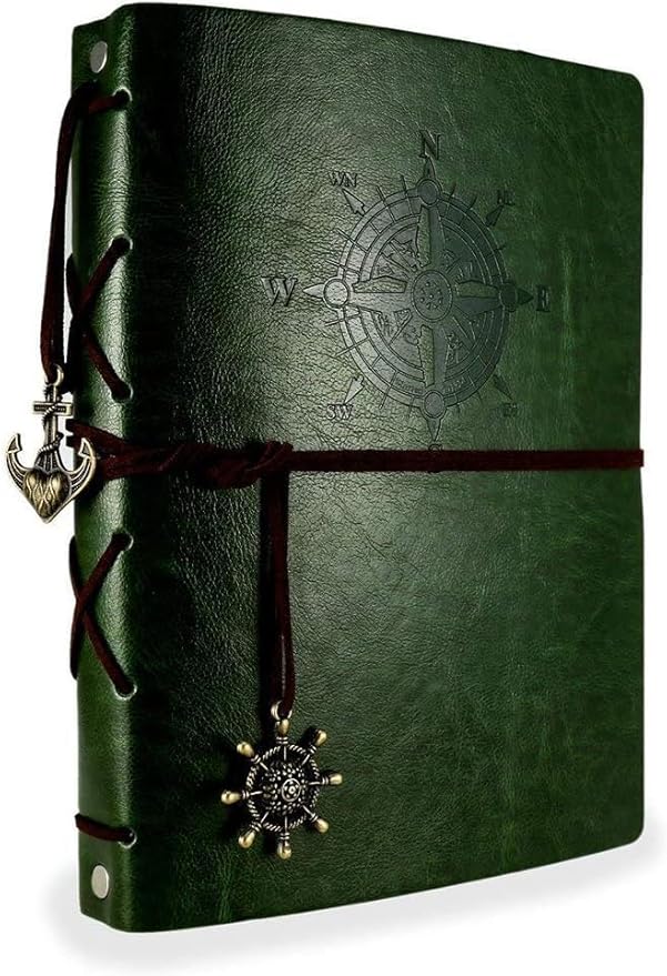 ThxMadam Leather Scrapbook Album Couples Travel Memory Book 8 x 11 Inch Vintage Photo Album Scrap Book DIY Family Scrapbooking Supplies Kits Gift for Valentines Anniversary Christmas wedding