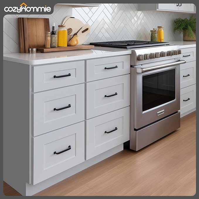 Shaker Style Grey RTA Base Drawer Cabinet by Solid Wood for Kitchen, Bathroom, Bedroom or Office with 3 Drawers and Soft Close(18" W x 24" Depth x 34-1/2" H)