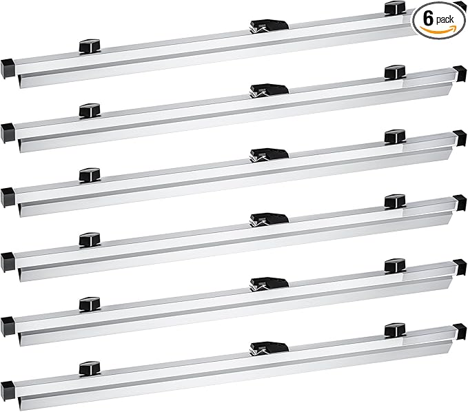 Estune Blueprint Hanging Clamps Binding Strips Storage for Construction Paper Poster Plans Drawings Arts (6, 30 Inches)