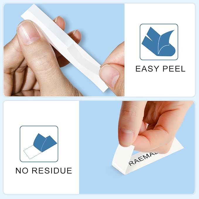 TZe TZ Tape 12mm 0.47 Laminated White Replacement for Brother P Touch TZe-231 TZC-231 P Touch Label Tape Refill Work for Brother P-Touch Label Maker PT-D210 PT-D220 PT-H110 PT-D600 PT-D400, 8m 26.2ft