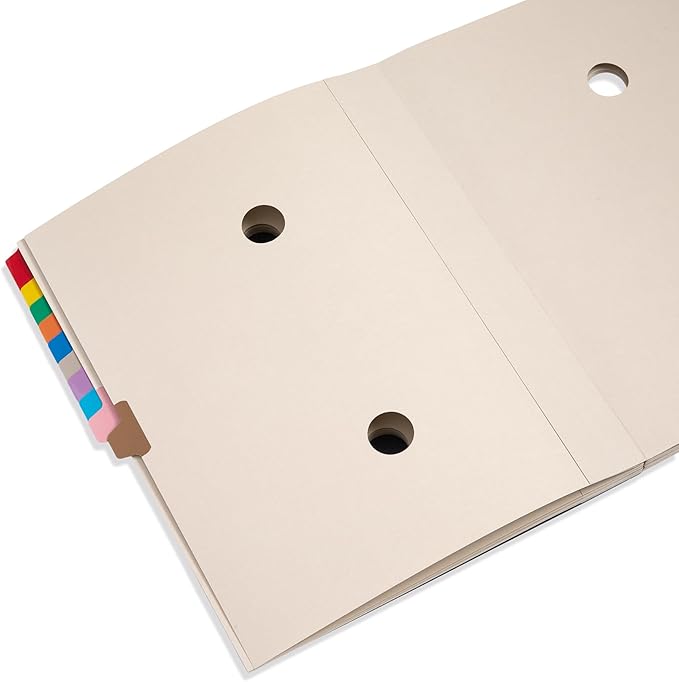 Blue Summit Expanding Monthly File Organizer, Letter Size 12 Month File Folder Organizer with Dividers, Paper Sorter for Desk and Documents