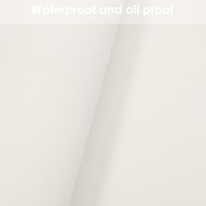 Leather Table Cover,1.8mm Thick,12x72 Inch Desk Cover,Dresser Cover Top,Dresser Protector Top,Dresser Cover,End Table Cover.(White+White,12x72)