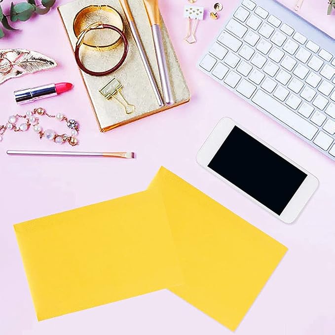 packbabol Kraft Bubble Mailers 4x8 Inch 100 Pcs,Small Self-Sealing Mail Shipping Bags,Yellow Padded Envelopes #000