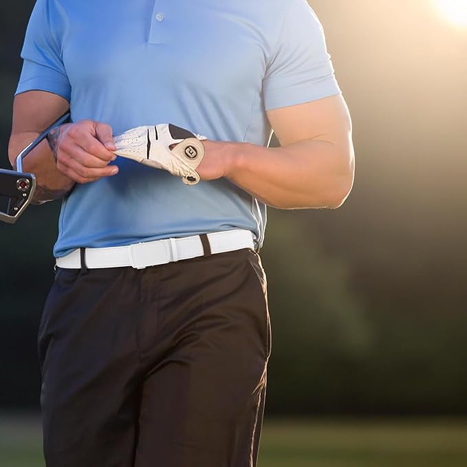 CHAOREN Mens Belt Leather Ratchet Belt - Customizable Fit, Effortless Style (35mm)