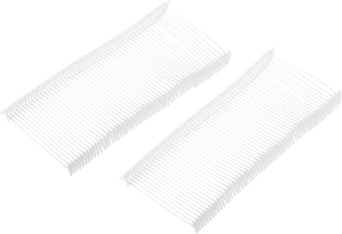 MECCANIXITY Standard Tagging Fasteners,Plastic Regular,Standard Label Gun Price Tagging Barbs for Garment Price Tag Label Tagging Barbs 40mm/1.57 Inch,Pack of 1000 Transparent