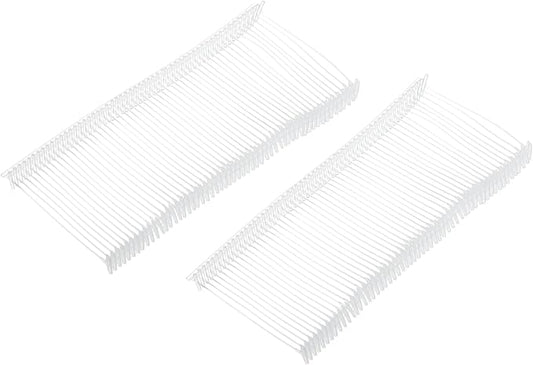 MECCANIXITY Standard Tagging Fasteners,Plastic Regular,Standard Label Gun Price Tagging Barbs for Garment Price Tag Label Tagging Barbs 40mm/1.57 Inch,Pack of 1000 Transparent