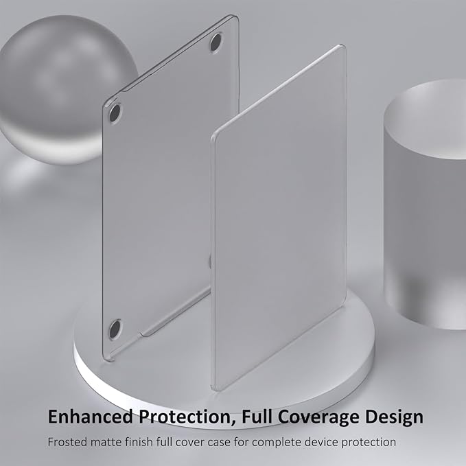 KEROM Matte Clear Case for MacBook Pro 16 inch 2024-2021 M4 M3 M2 M1 Pro/Max Chip A3403 A3186 A2991 A2780 A2485, Ultra Slim Frosted Matte Plastic Hard Shell & Keyboard Cover for Mac Pro 16 M4 M3 M2 M1