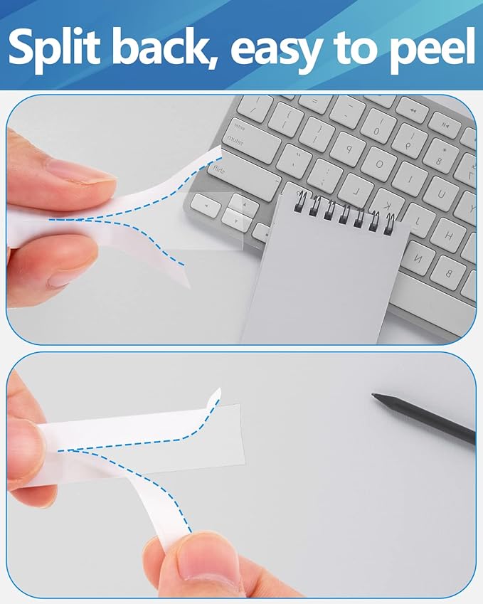 Weemay 3X Clear Label Tape Replacement for Brother Label Maker TZe Tz Tape 12mm 0.47 Laminated Clear TZe131 131 for PT H110BP D210 D220 P710BT P300BT D400 D200 H111 D600, 1/2 Inch x 26.2 Ft