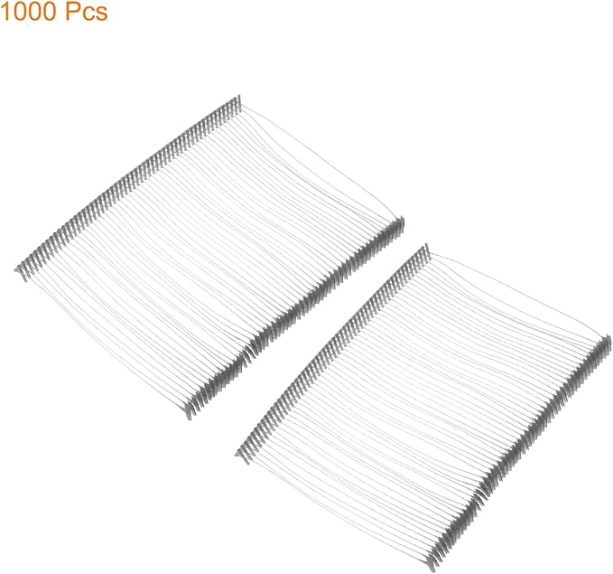 MECCANIXITY Standard Tagging Fasteners,Plastic Regular,Standard Label Gun Price Tagging Barbs for Garment Price Tag Label Tagging Barbs 75mm/3 Inch,Pack of 1000 Gray