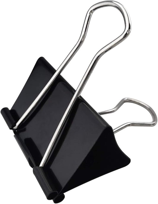 DSTELIN Extra Large Binder Clips 2.4-Inch (18 Pack), Big Paper Clamps for Office Supplies, Black