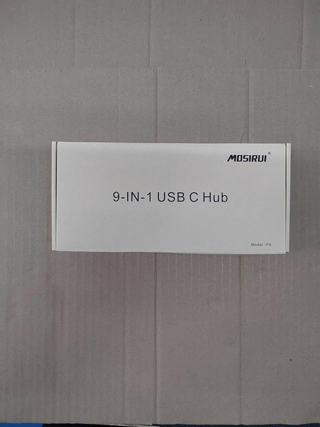 USB C Hub Multiport Adapter,Mosirui 9-in-1 USB-C Docking Station with 4K HDMI,5Gbps Type C 3.0,USB-A3.0/2.0,100W PD, SD/TF for MacBook/Pro iPad/Dell/HP/Desktop/Laptops(50CM)