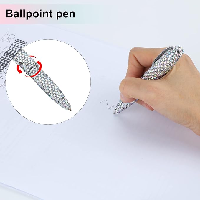 Office Stationery Set,Desk Accessory Kit, Home Office Necessary- Stapler & Desktop Tape Dispenser & Ballpoint Pens & Scissor 4 Piece Office Desk Accessories Kits(White&AB)