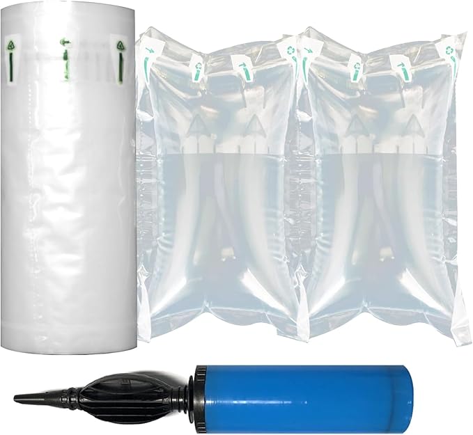Packing Air Pillows for Shipping 600 Count Inflatable Air Pockets for Packaging Moving Supplies Box Filler Purse Stuffing to Keep Shape Alternative to Packing Peanuts, 4.72" x7.87"