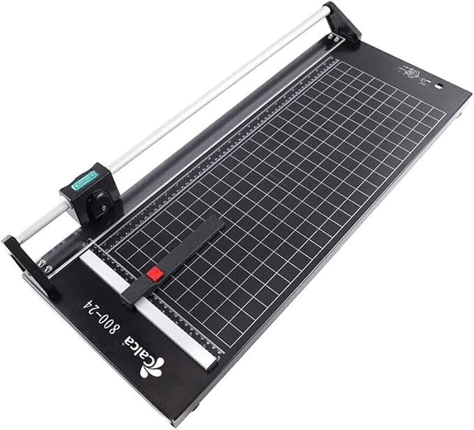 CALCA 24 Inch Precision Rotary Paper Cutter Paper Trimmer 24 inch Manual Sharp Photo Paper Trimmer and Cutters