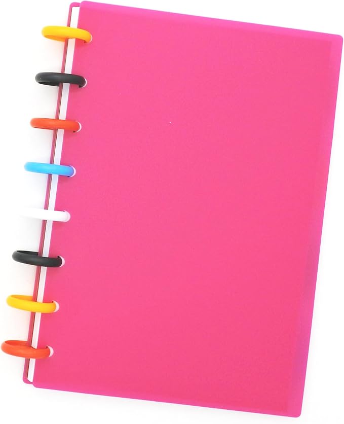 100pcs Discbound Notebook Discs DIY Planner Accessoriesfits for Tul,Levenger,Arc,Happy Planner,Talia(Solid Mixed,1.26 inch/32mm)