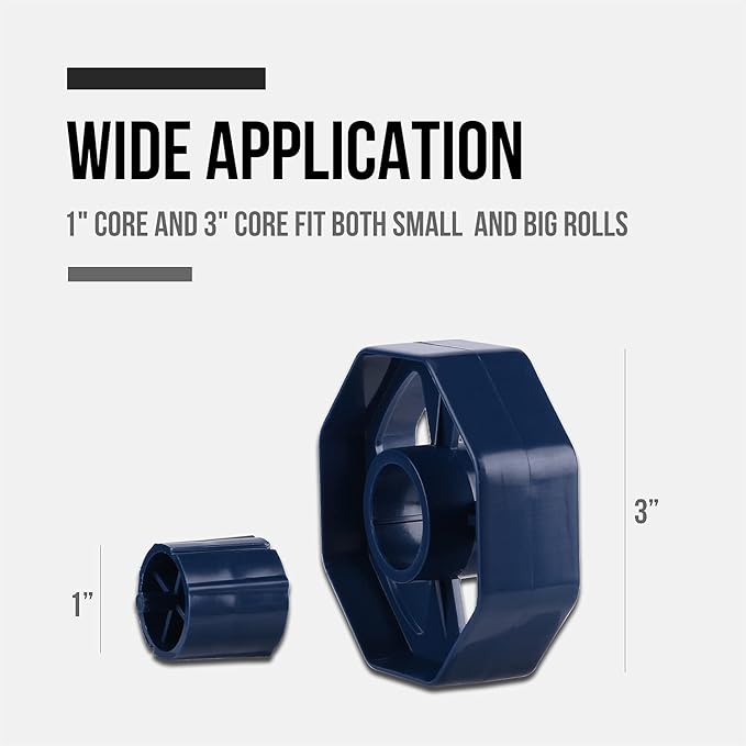 Lichamp Desktop Tape Dispenser Holder with Large 3 inch Core for Masking/Heat Transfer Sublimation/Painters and Freezer/Kitchen Tape,0128GY