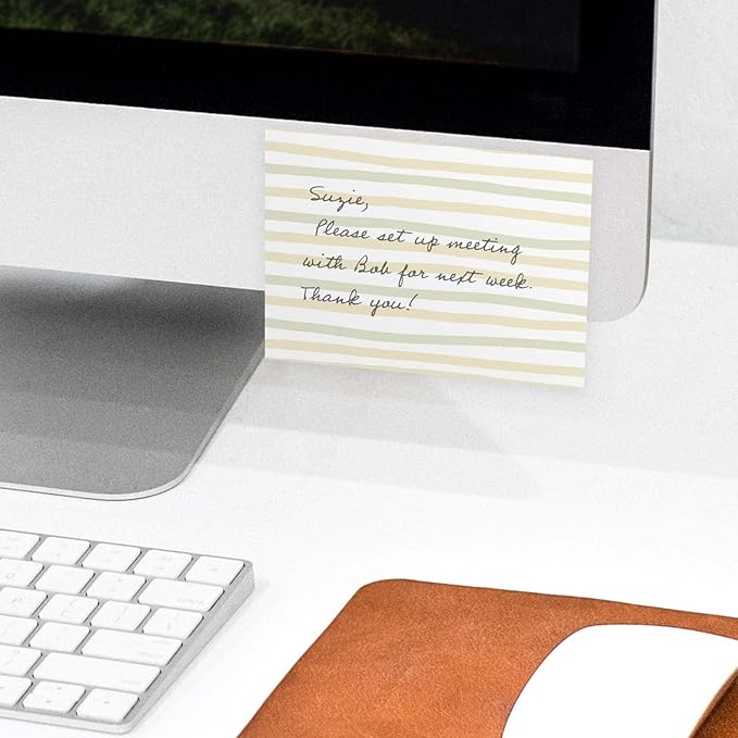 Woodland Mushroom Sticky Note Pads / 4" x 3" Whimsical Sticky Notes/Set of 6 Pads / 50 Sheets Per Pad/Trendy Gift Idea/Made in The USA