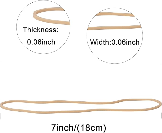 Rubber Bands Garbage Can Bands Elastic Large Size #117A 0.5bl Trash Can Rubber Bands Elastics Bands 7 inch Assorted Color For Office Supplies Home