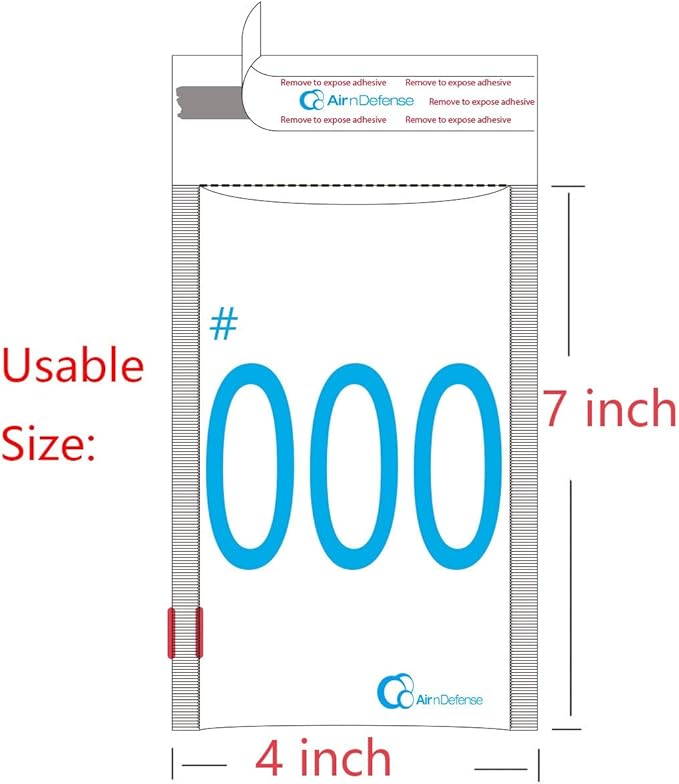 50/500/1000/1500/2000/2500/5000 pcs #000 4x8 Poly Bubble Padded Envelopes Mailers Shipping Bags AirnDefense (5000)