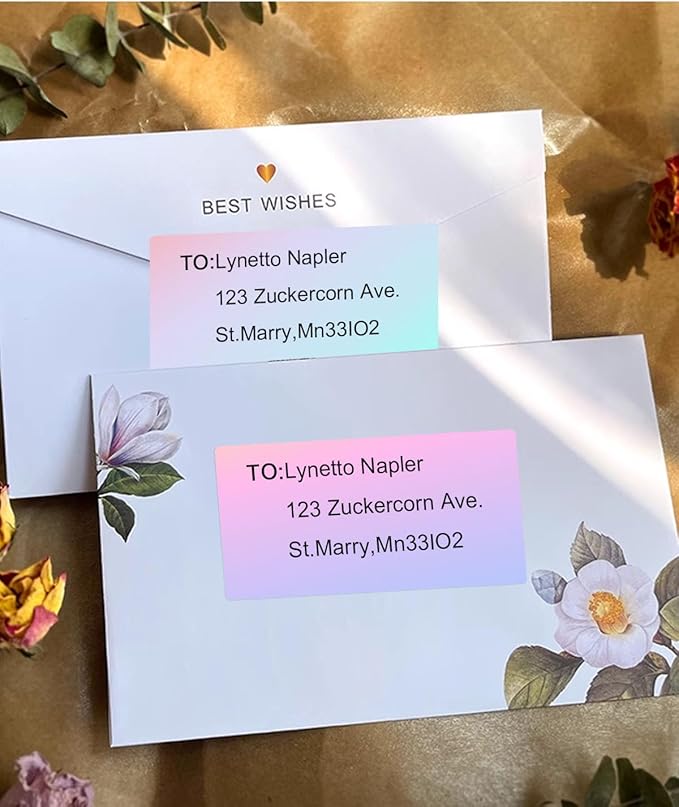 2.25 x 1.25 Thermal Labels, Self-Adhesive Address Shipping Barcode Thermal Stickers,Thermal Printer Labels Compatible with Rollo & Zebra & MUNBYN, 800 Labels for Printer, Fantasy Purple