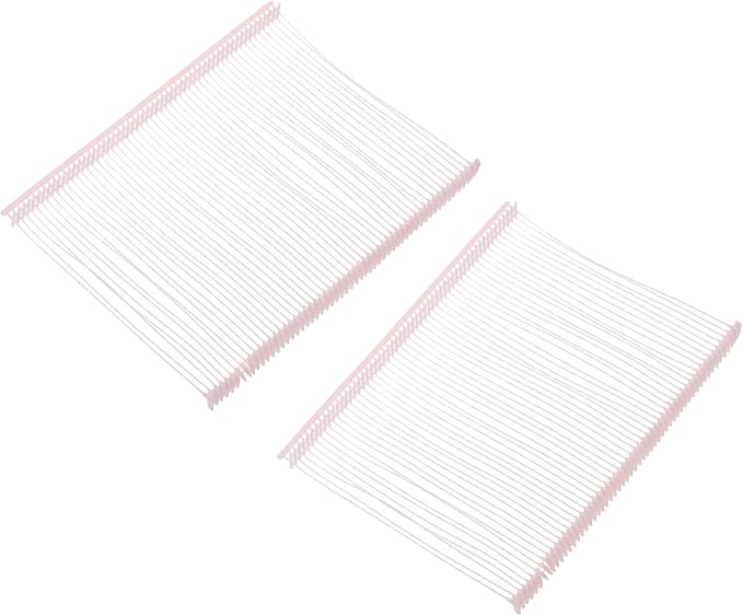 MECCANIXITY Standard Tagging Fasteners,Plastic Regular,Standard Label Gun Price Tagging Barbs for Garment Price Tag Label Tagging Barbs 75mm/3 Inch,Pack of 1000 Pink