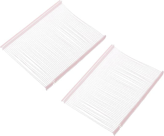 MECCANIXITY Standard Tagging Fasteners,Plastic Regular,Standard Label Gun Price Tagging Barbs for Garment Price Tag Label Tagging Barbs 75mm/3 Inch,Pack of 1000 Pink
