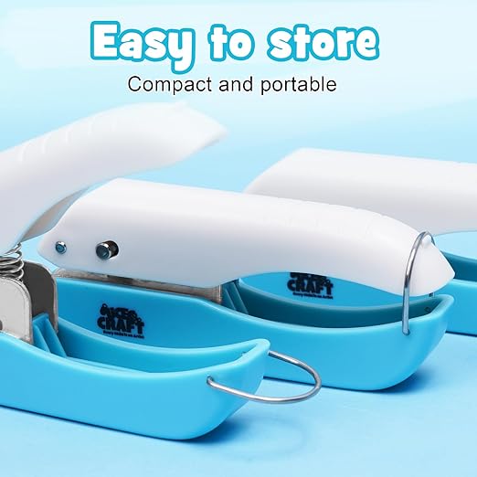 UCEC Star Hole Punch Small Hole Puncher, 1/4in Single Hole Punch, Handheld Hole Paper Punch Puncher for Craft Paper Tags Clothing Ticket DIY Scrapbook Tool