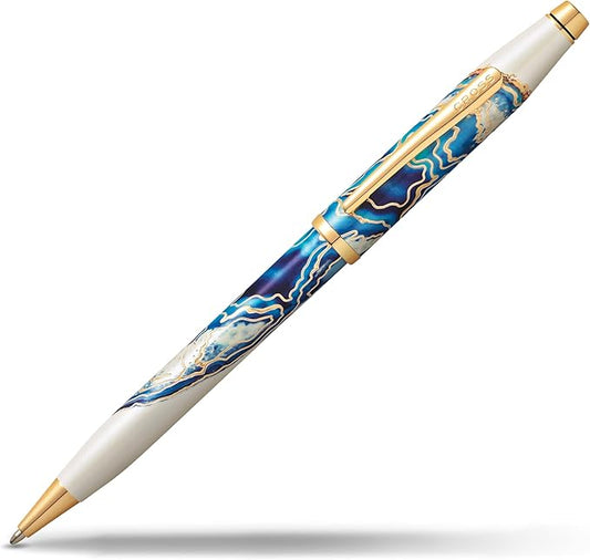 Cross Wanderlust Refillable Ballpoint Pen Presented in a Luxury Gift Box - Medium Point, Black Ink,