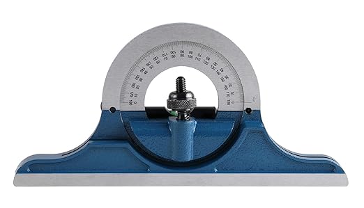 Accusize Industrial Tools 12'' 4 Combination Square Ruler Set Protractor Satin, 4-R Graduation, 0000-8101