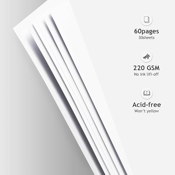 8.5x11 Inch Large 3 Ring DIY Scrapbook Photo Album with 30 Plastic Sleeves 60 Pages Blank Scrapbooks, 8.5 x 11 Scrap Book Albums for Baby Travel Wedding Graduation kids (Pink Cover/White Pages)