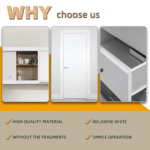 GSCIT Club White Edge Banding, 2 inch x 50ft Melamine Edge Banding with Hot Melt Adhesive Preglued Cabinet Edge Banding Flexible White Veneer Edging